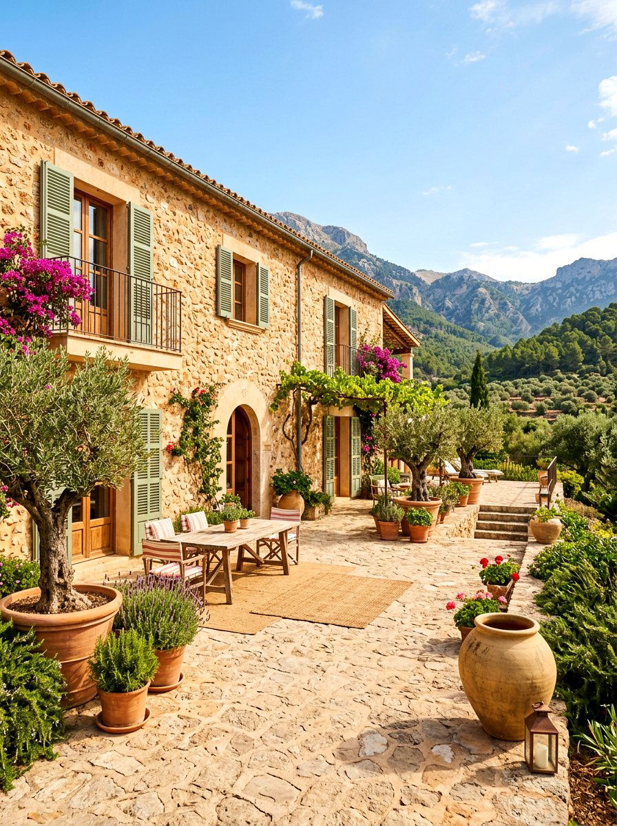 Mallorca Stone Exterior - 30 European summer home ideas