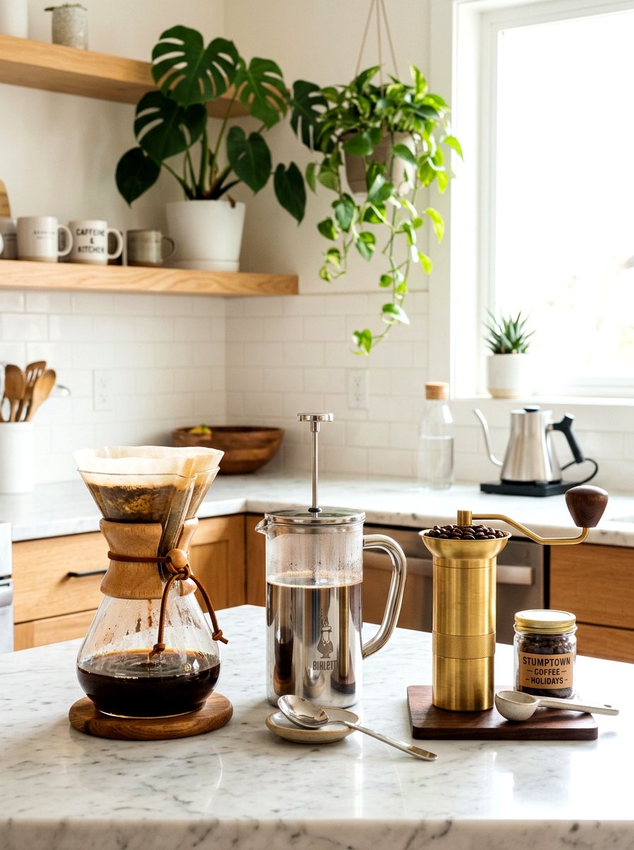 Manual Coffee Station - 30 analog home decor ideas