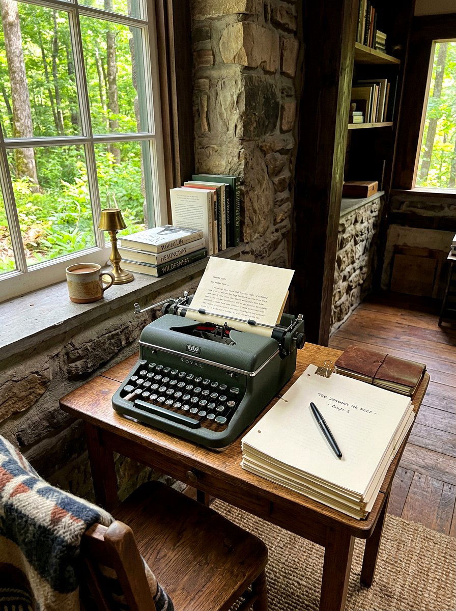 Manual Typewriter Station - 30 friction maxxing office ideas