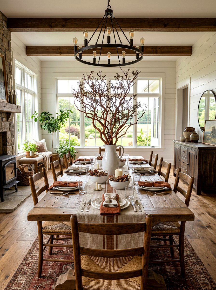 Manzanita Branch - 30 sculptural centerpiece ideas