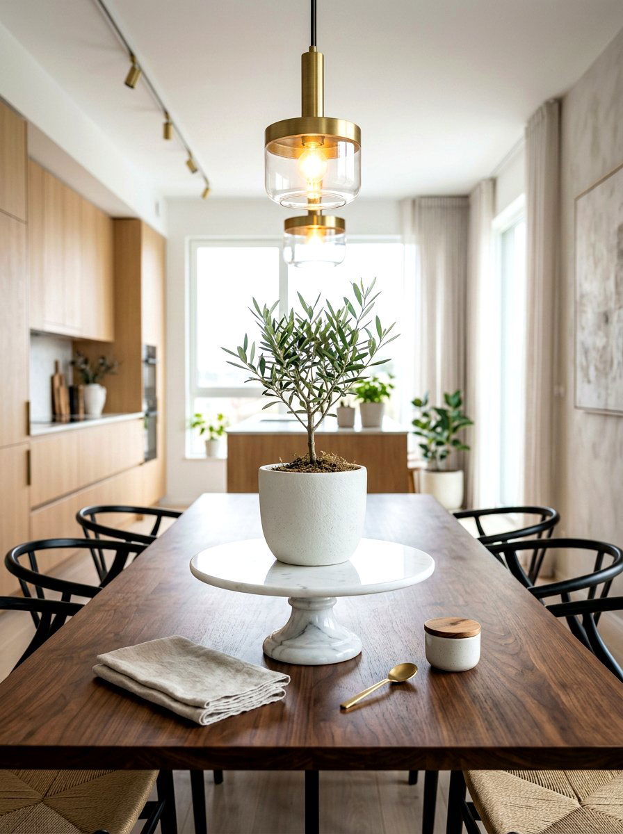 Marble Cake Stand Kitchen Table - 30 kitchen table decor ideas