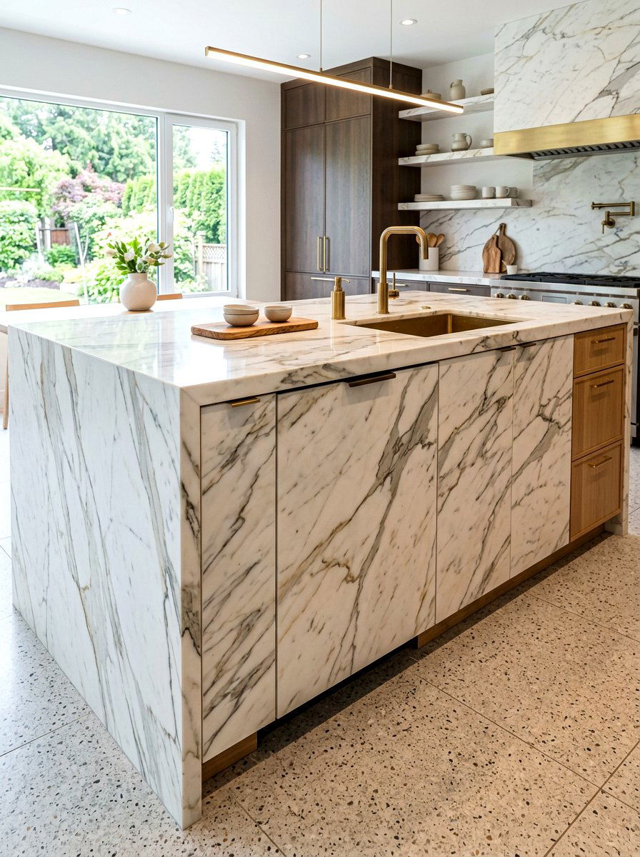 Marble Countertop Match Panel - 30 panel ready kitchen ideas