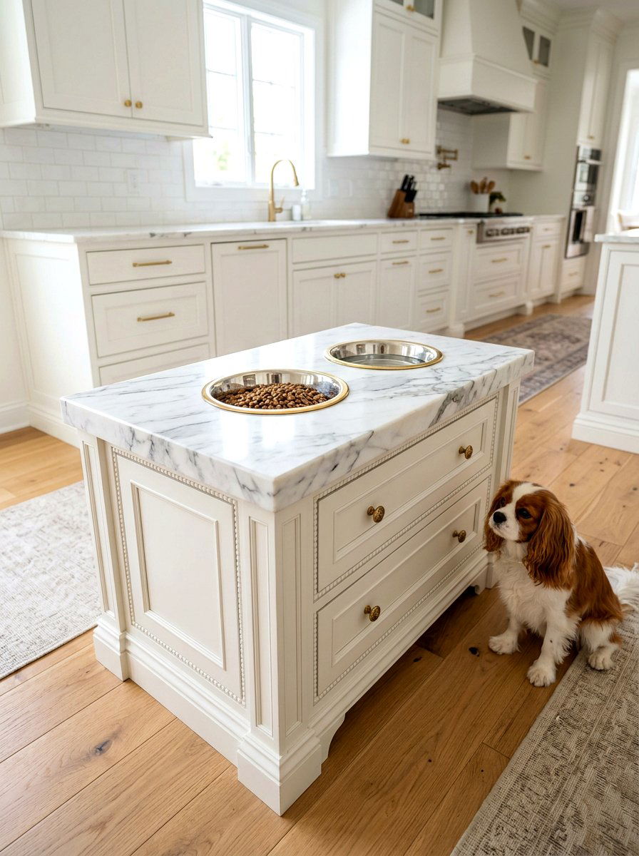 30 Aesthetic Pet Station Kitchen Ideas to Keep Tidy Pets