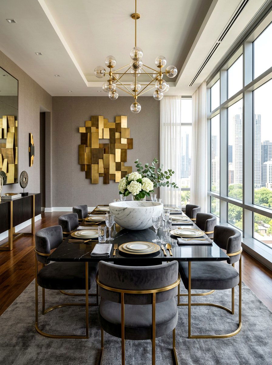Marble Decorative Bowl - 30 dining room centerpiece ideas