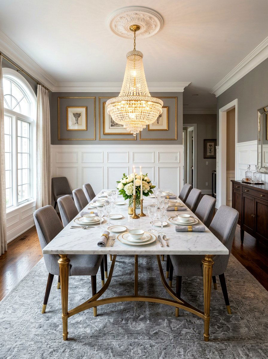 Marble Extendable Dining Table - 30 extendable dining table ideas