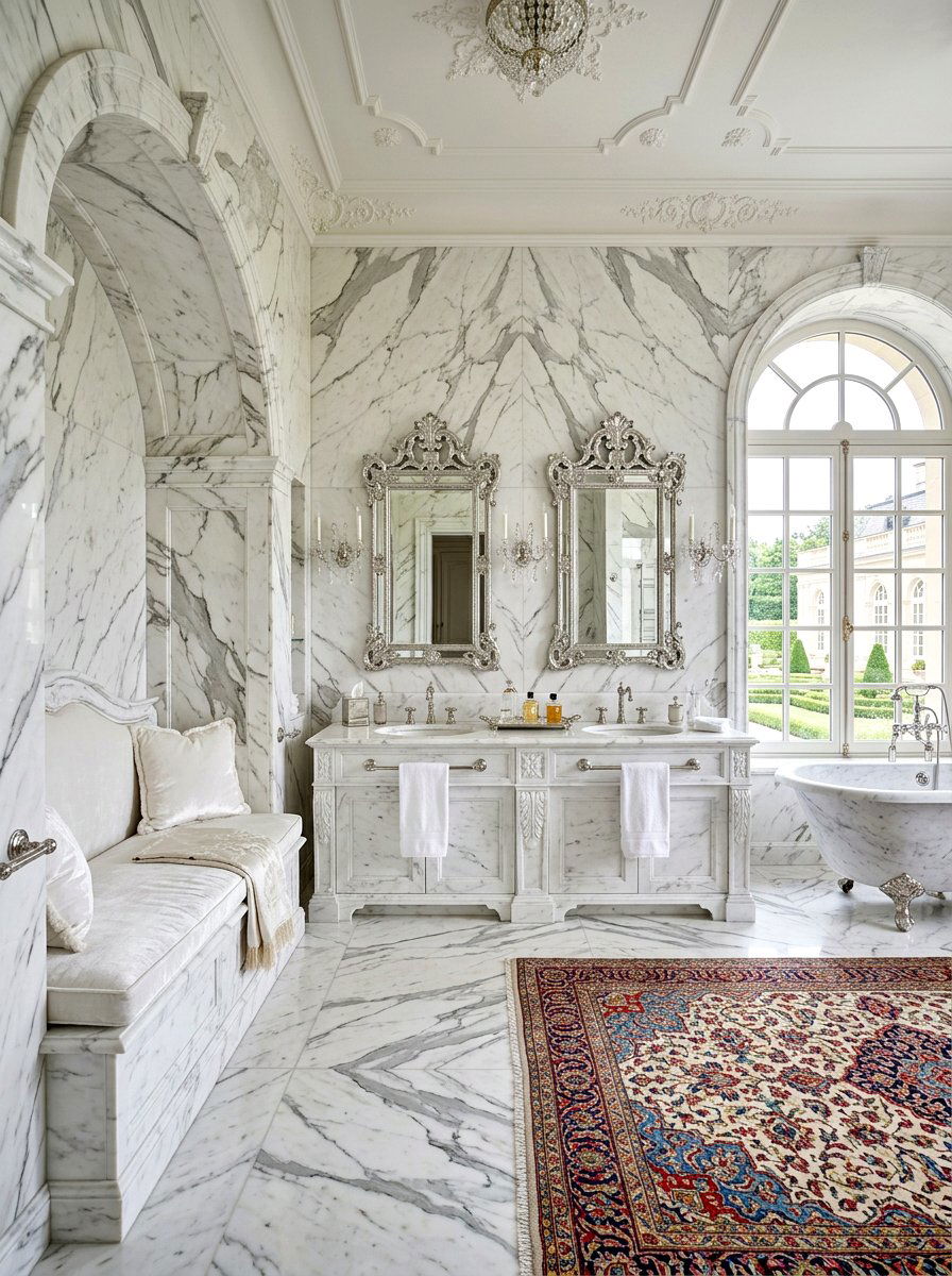 Marble Palace Bathroom - 30 spa hotel bathroom ideas