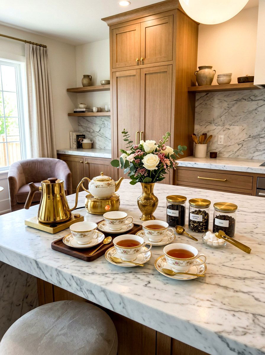 30 Tea Station Ideas: Brew Beautifully With Easy Counter Setups