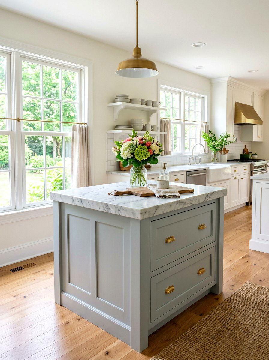 Marble Top Small Kitchen Island - 30 small island kitchen ideas