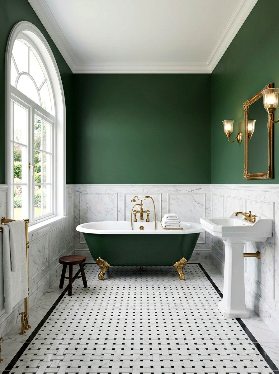 Marble Wainscoting Wall Bathroom - 30 marble bathroom ideas