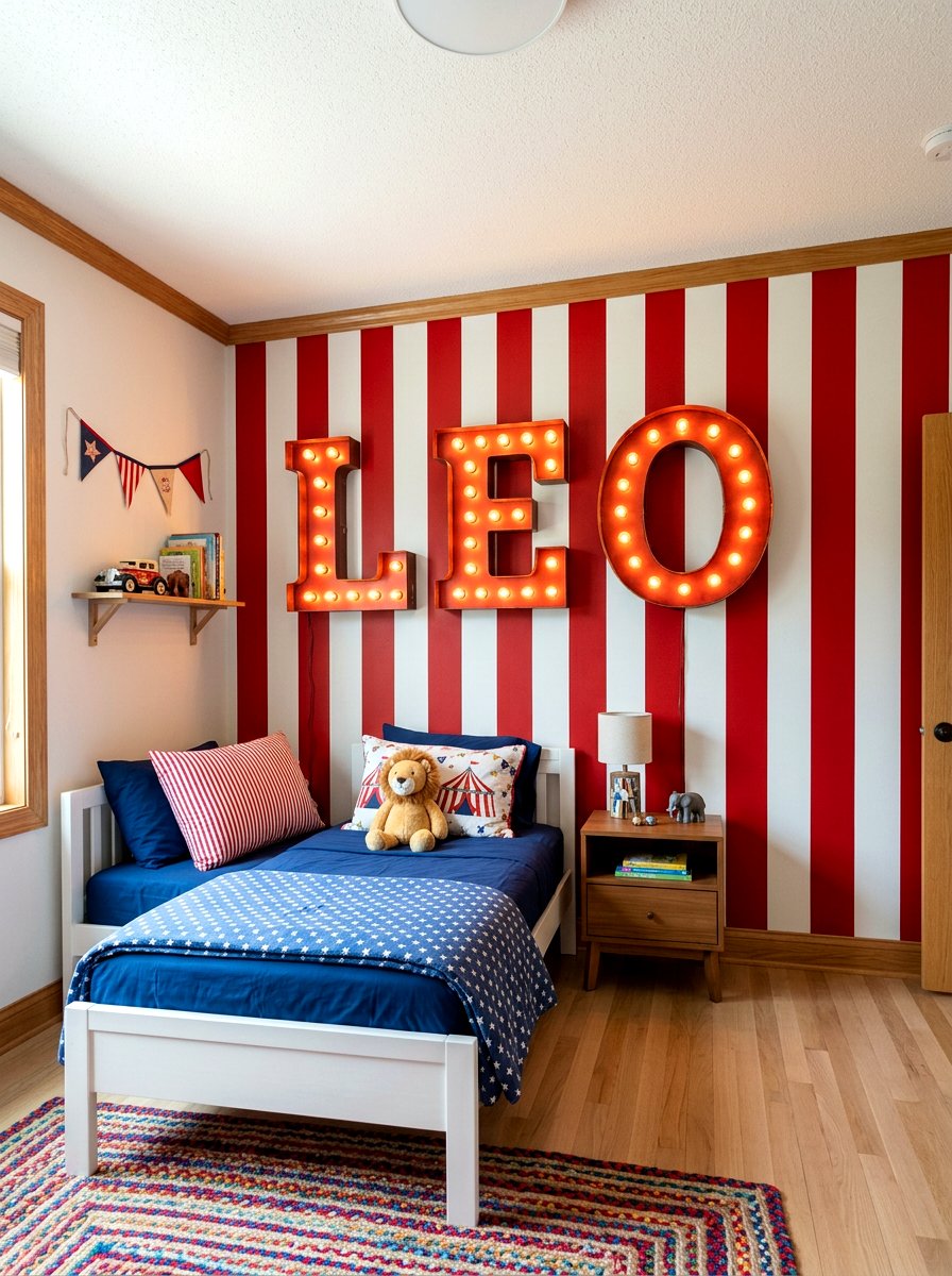 Circus Stripe Kids Room Ideas: 30 Playful Stripes Kids Love
