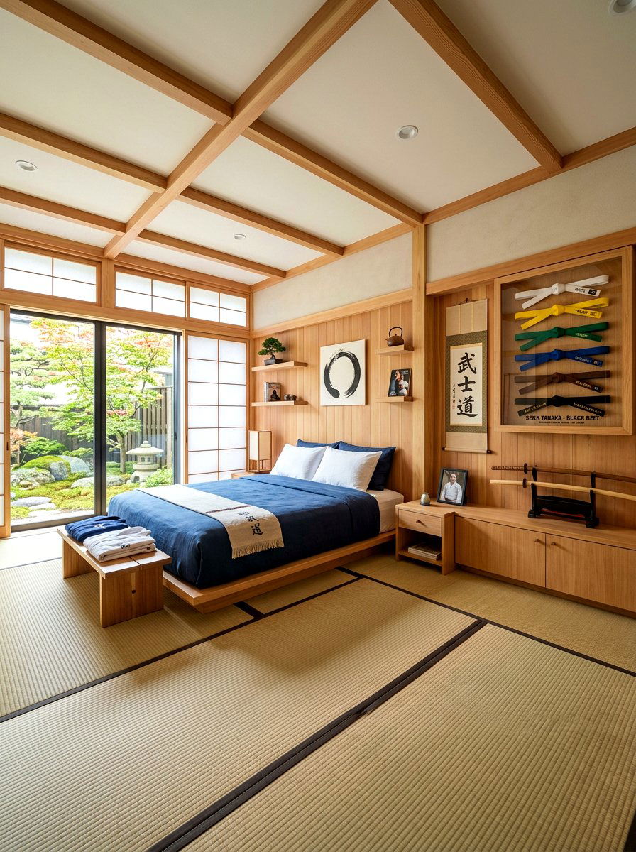 Martial Arts Bedroom - 30 sports bedroom ideas