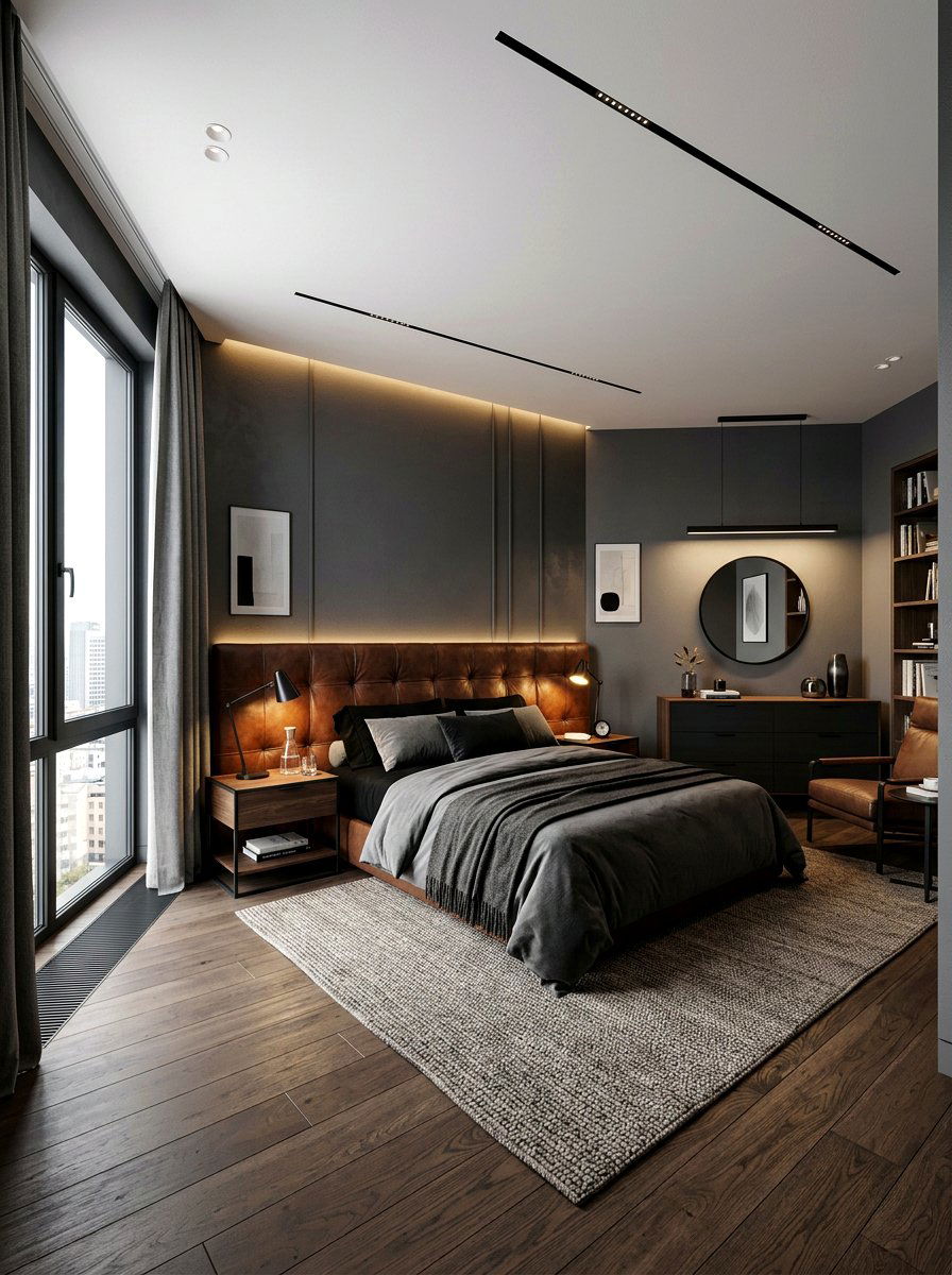 Masculine Luxury Bedroom - 30 luxury bedroom ideas