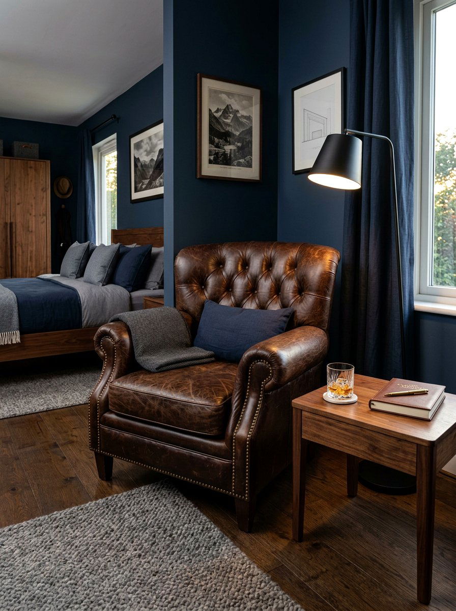 Masculine Master Bedroom Seating - 30 bedroom dressing lounge ideas