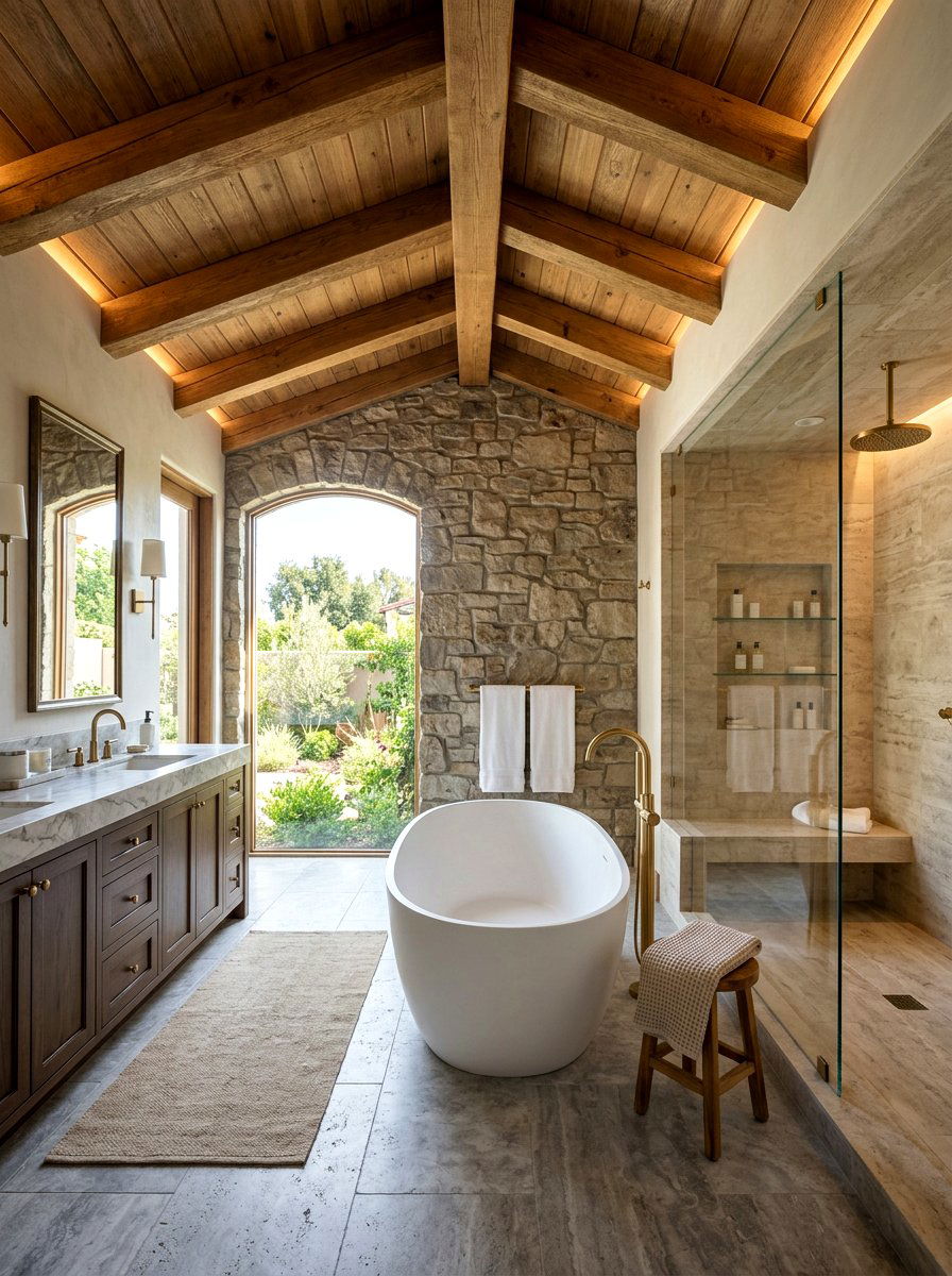 Master Bathroom Ceiling Beam - 30 wood beam ceiling ideas