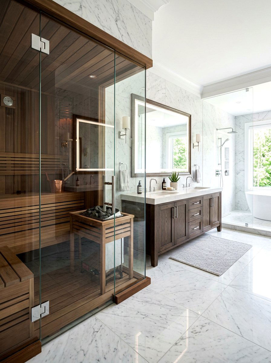 Master Bathroom Sauna - 30 sauna room ideas