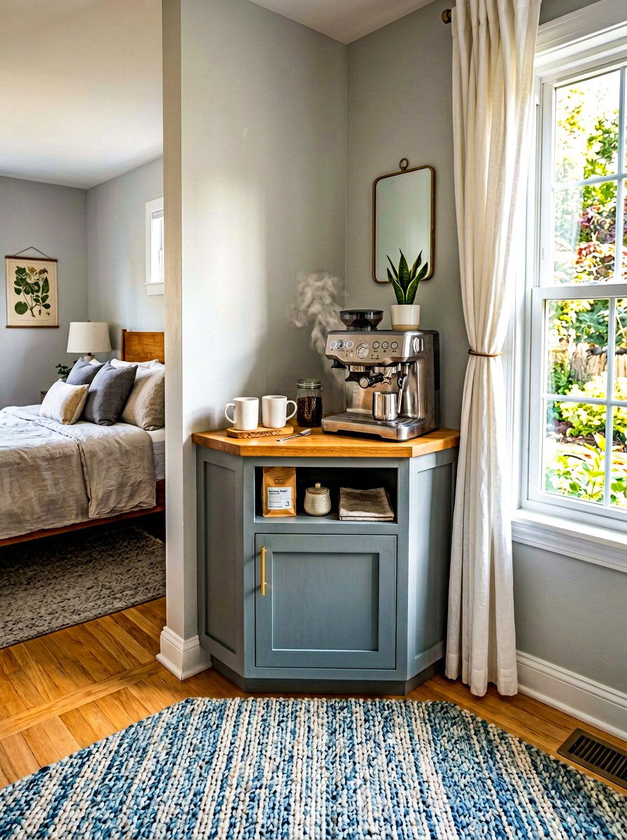 Master Bedroom Coffee Nook - 30 beverage station ideas