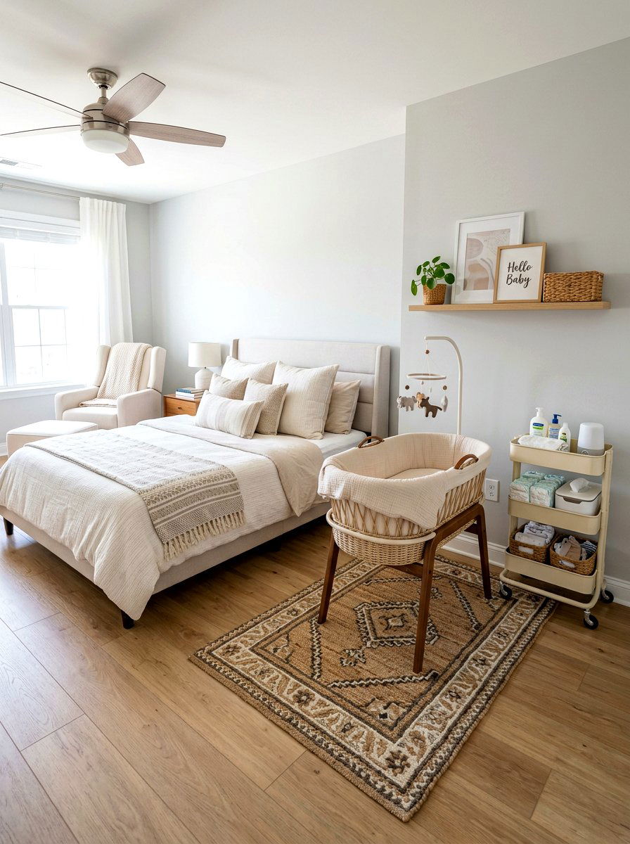 30 Small Nursery Layout Ideas for Smarter Storage and Sleep