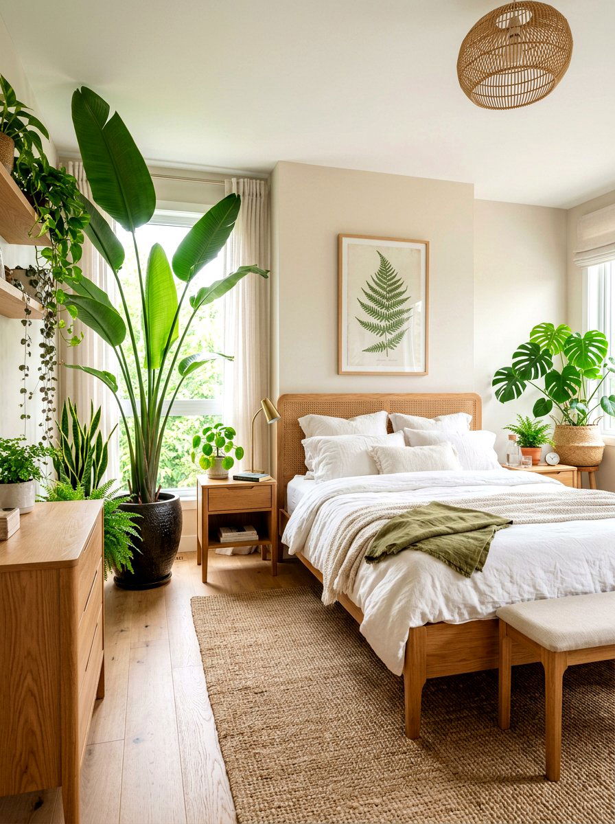 Master Bedroom Plants - 30 indoor garden room ideas