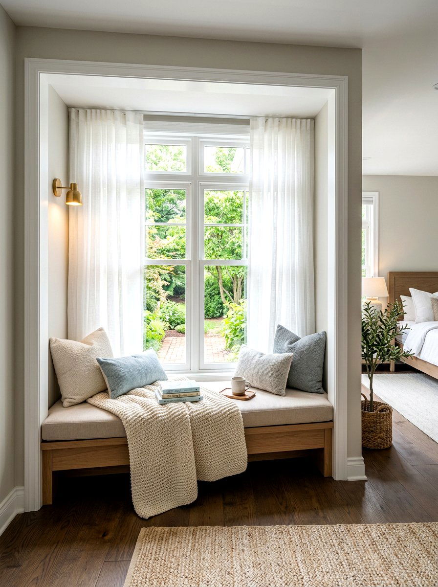 Master Bedroom Reading Nook - 30 window seat ideas