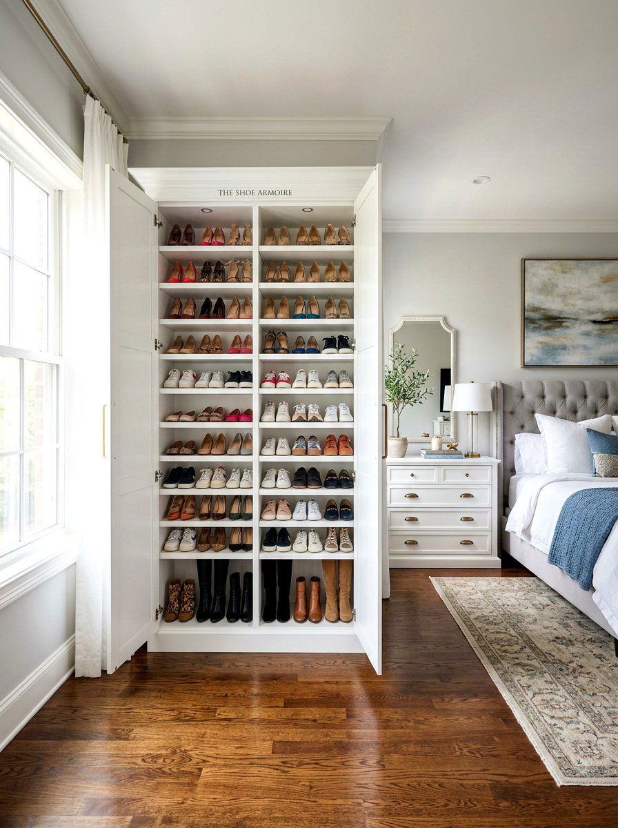 Master Bedroom Shoe Wardrobe - 30 shoe closet ideas