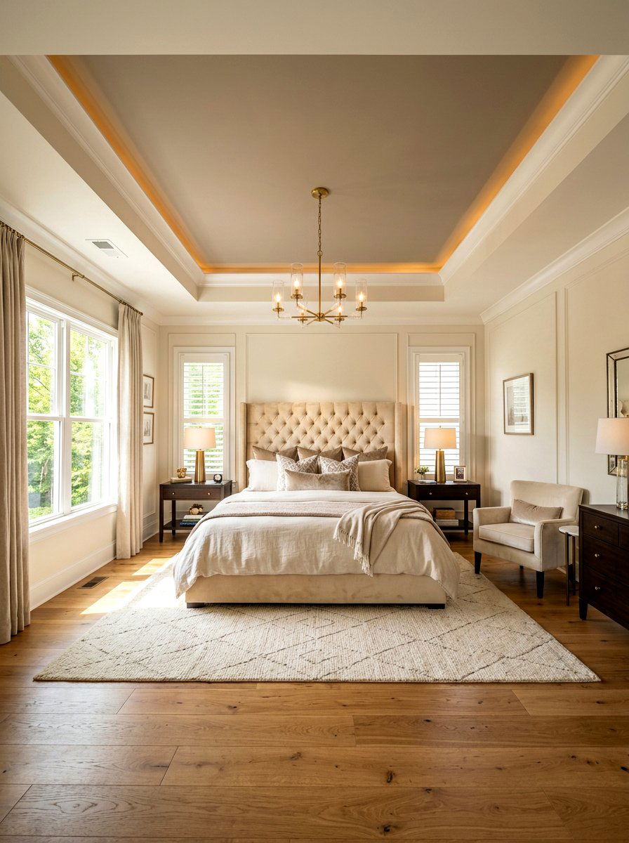 Master Bedroom Tray Ceiling - 30 tray ceiling ideas