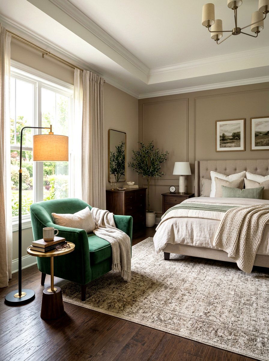 Master Bedroom With Reading Nook - 30 small master bedroom layout ideas