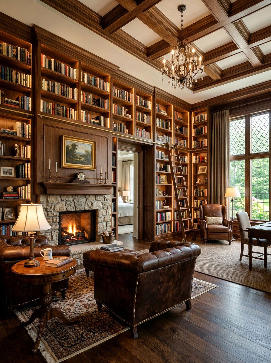 Master Suite Home Library - 30 book trove bedroom ideas