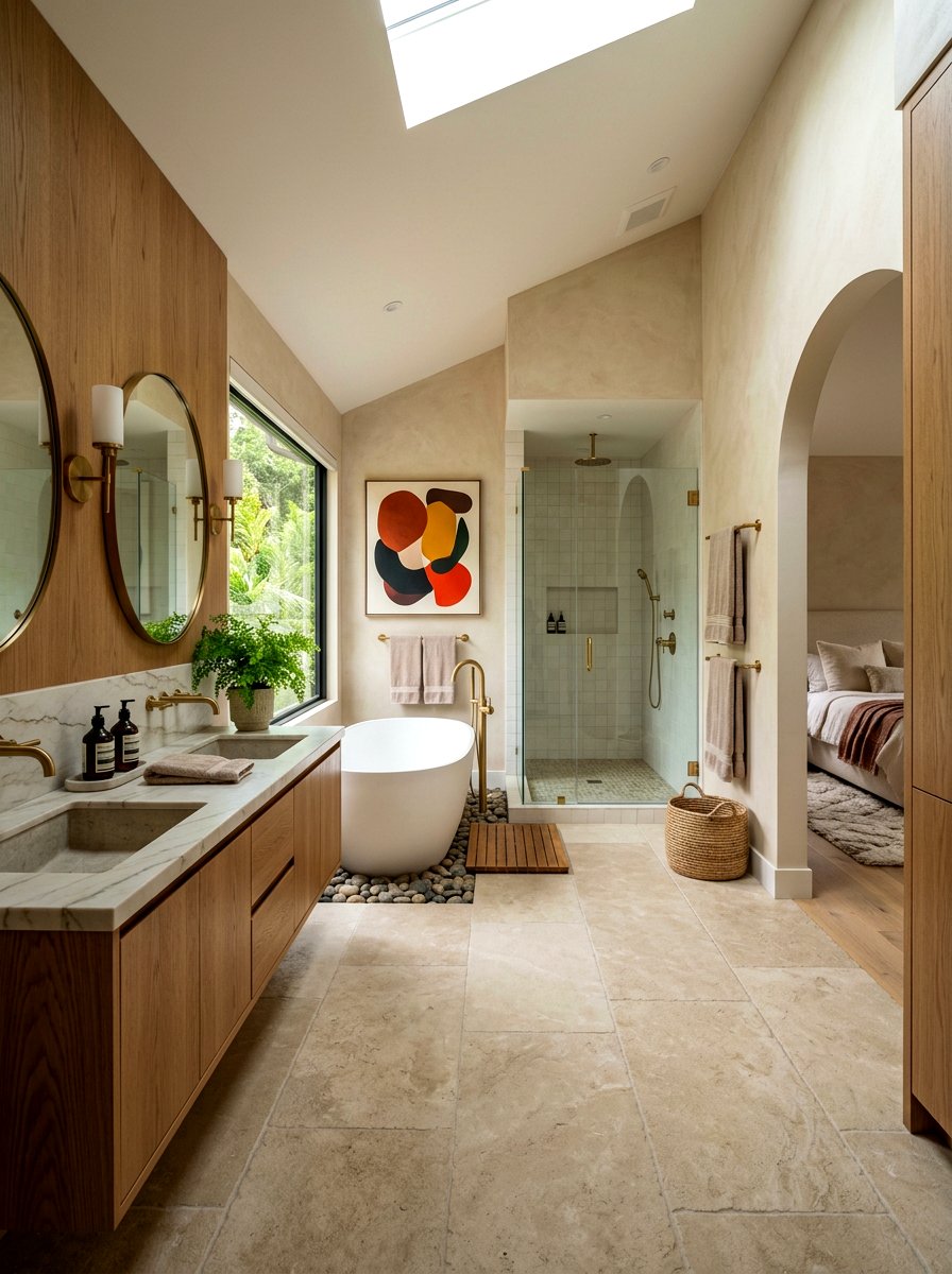 Master Suite Organic Modern Bathroom - 30 organic modern bathroom ideas