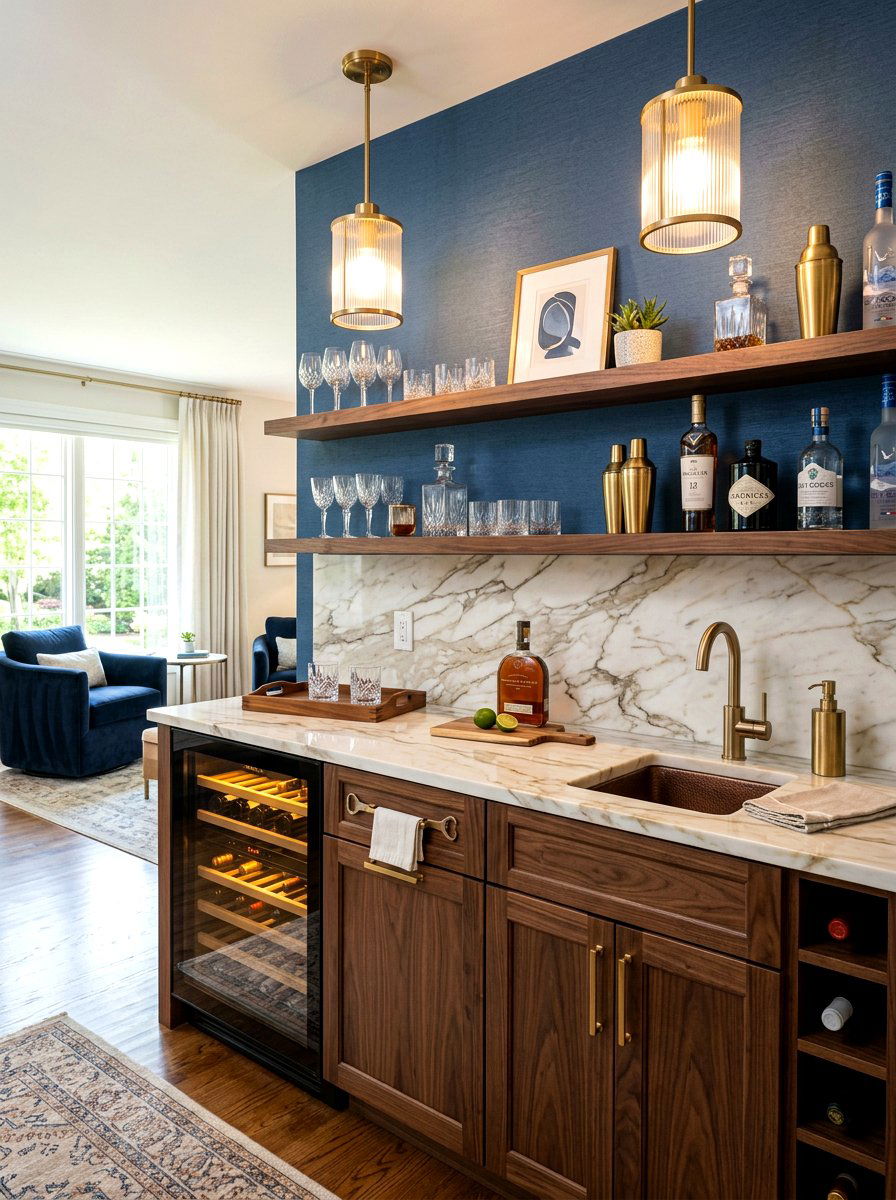 Master Suite Wet Bar - 30 luxury master suite ideas