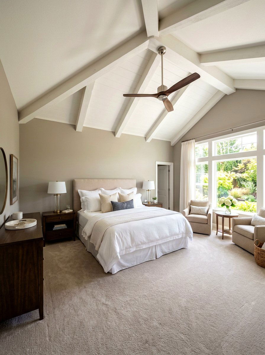 Master bedroom vaulted ceiling - 30 vaulted ceiling ideas