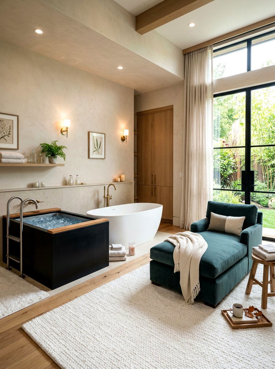 30 Cold Plunge Room Ideas For Spa-Style Recovery at Home
