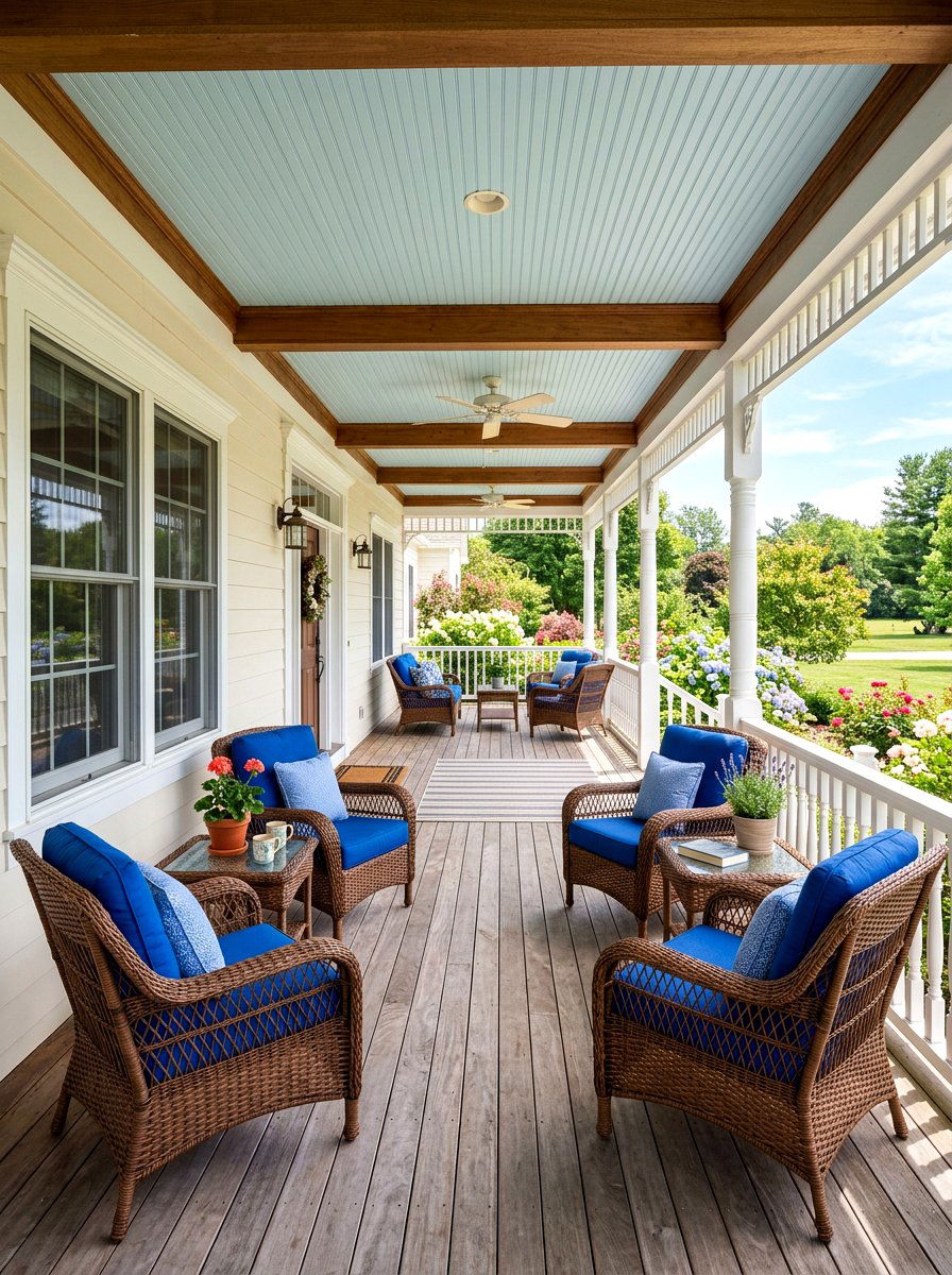 Matching Porch Furniture Sets - 30 front porch symmetry ideas