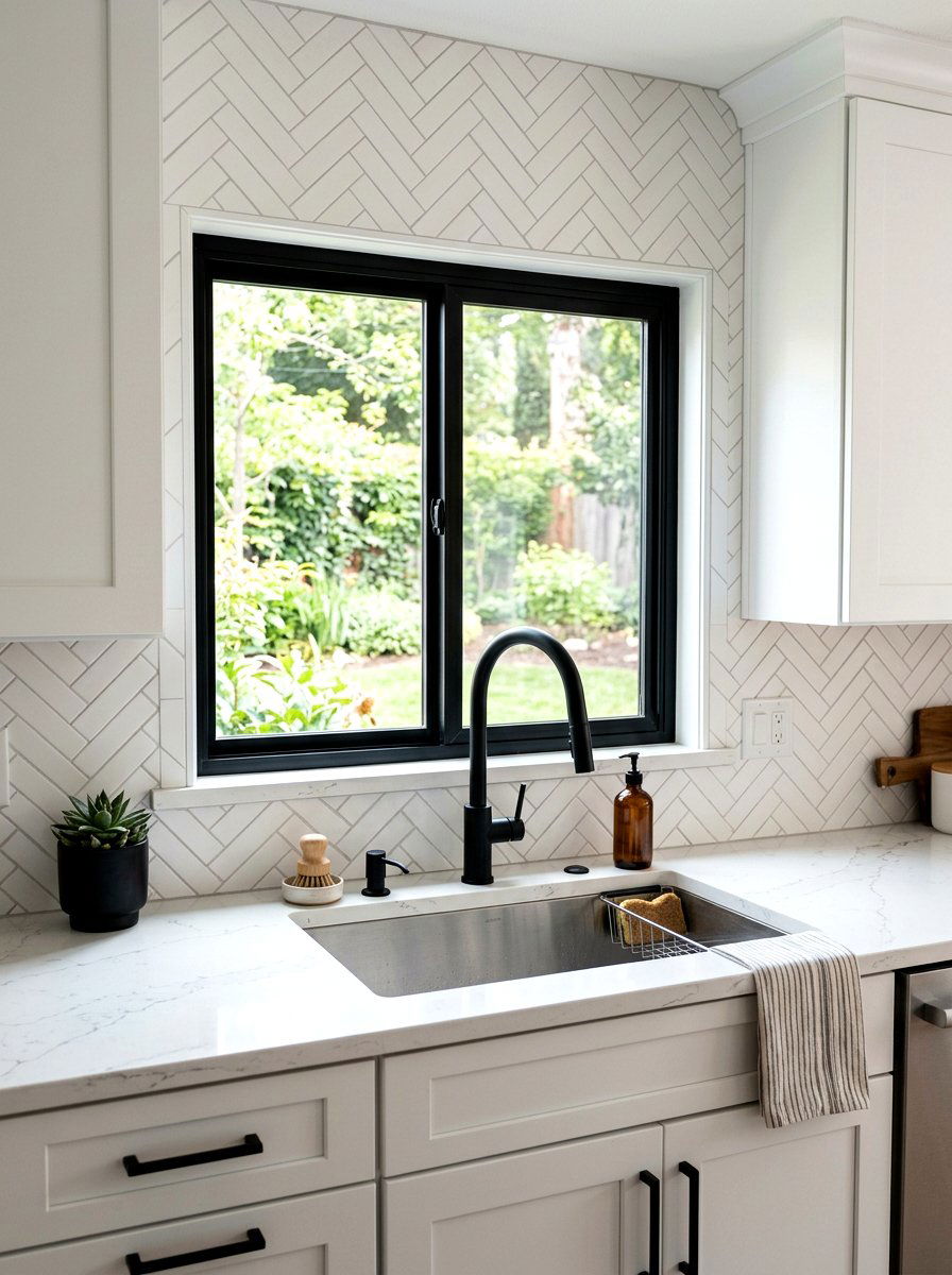 Matte Black Faucet - 30 kitchen remodel ideas