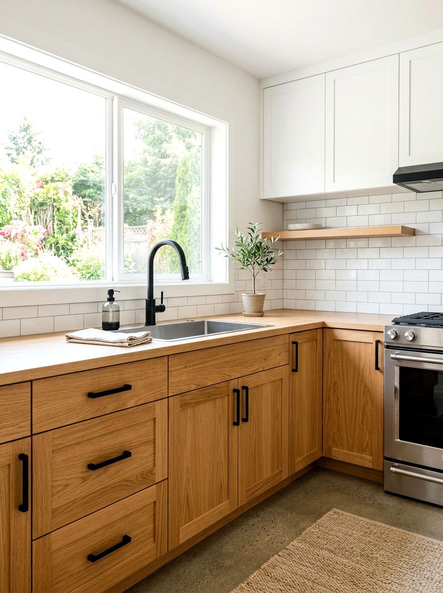 Matte Black Hardware Accents - 30 soft minimal apartment ideas