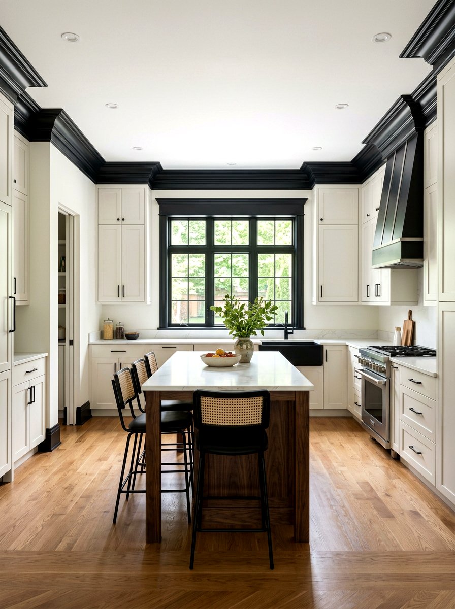 Matte Black Kitchen Molding - 30 matte black kitchen ideas