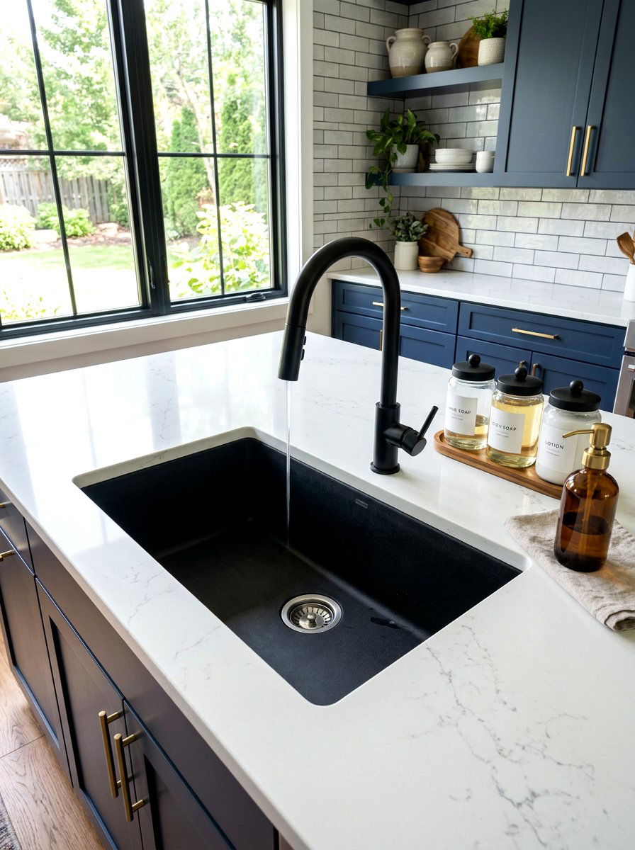Matte Black Kitchen Sink - 30 matte black kitchen ideas