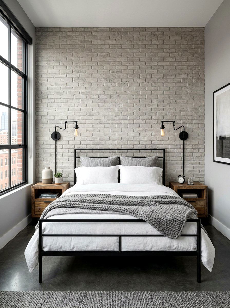Matte Black Sconce - 30 bedside wall sconce ideas