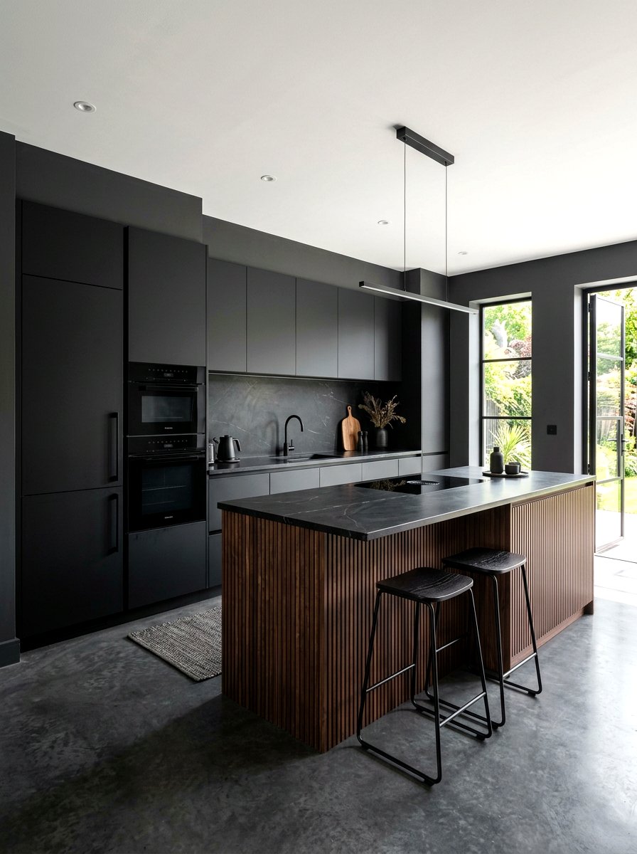 Matte Black Soapstone Kitchen - 30 soapstone kitchen ideas