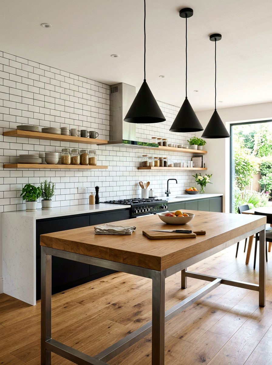 Matte black cone pendant - 30 dramatic pendant cluster ideas