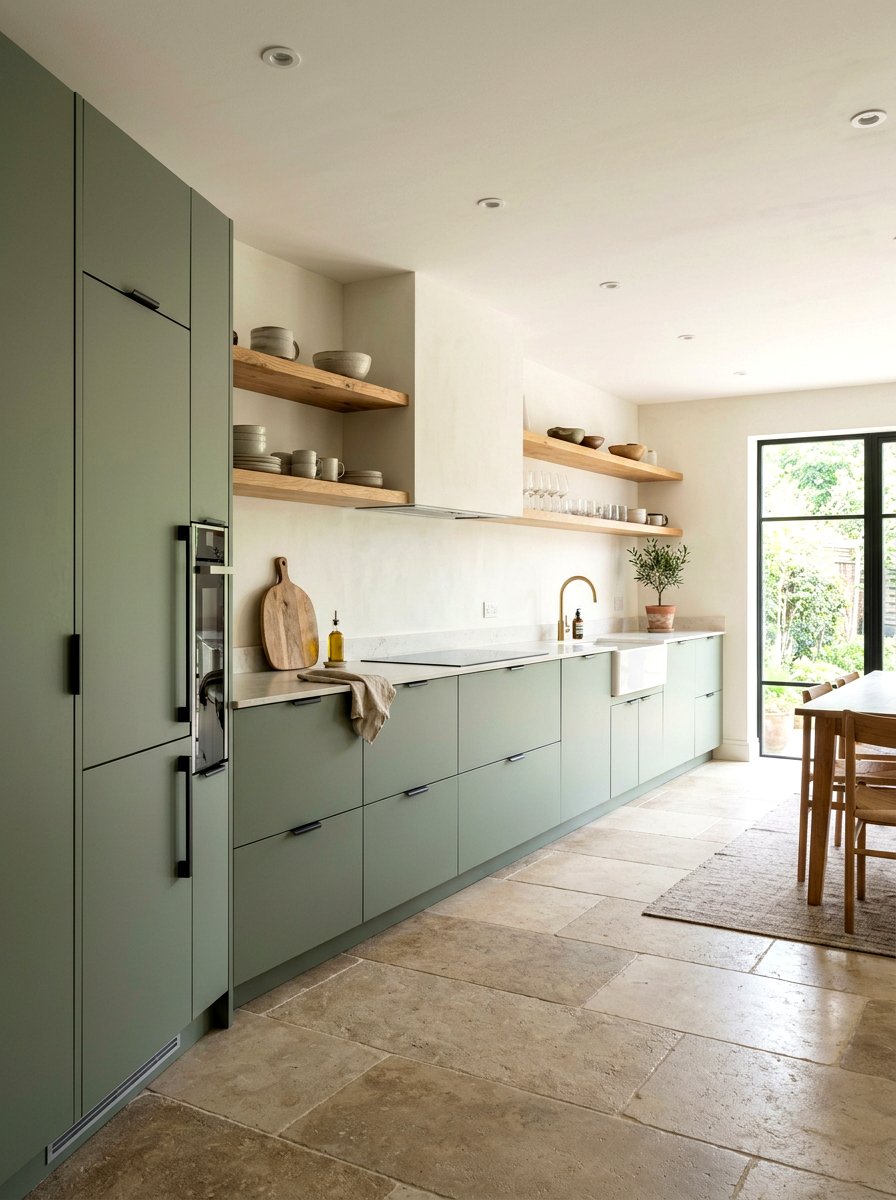 Matte sage green kitchen cabinets - 30 sage kitchen cabinet ideas