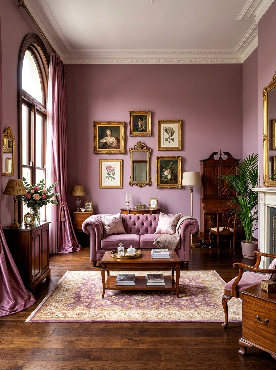 Mauve Elegant Space - 30 mauve decor ideas