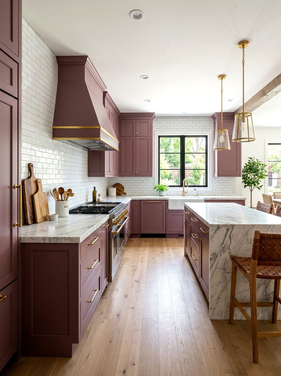 Mauve Kitchen Cabinets - 30 mauve decor ideas