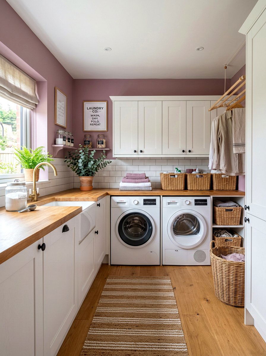 Mauve Laundry Room - 30 mauve decor ideas