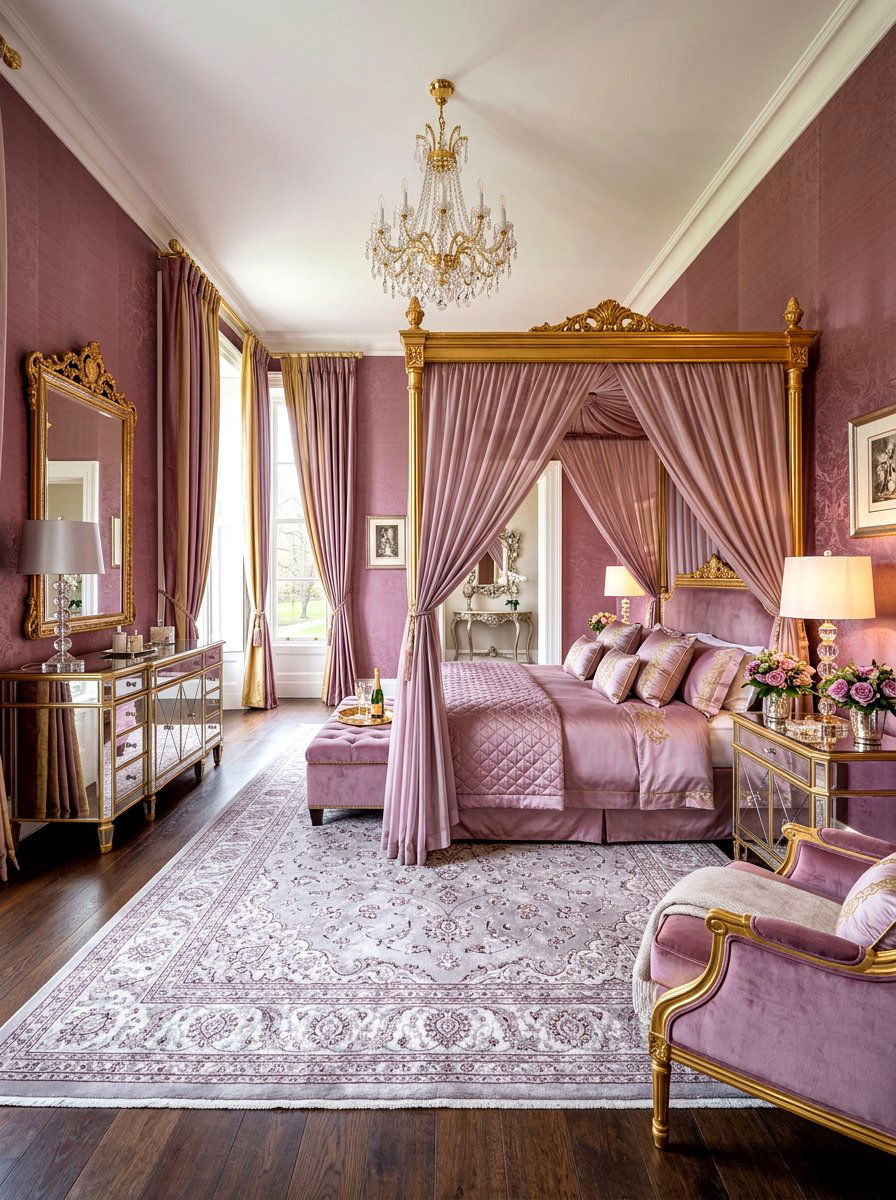 Mauve Luxury Suite - 30 mauve decor ideas