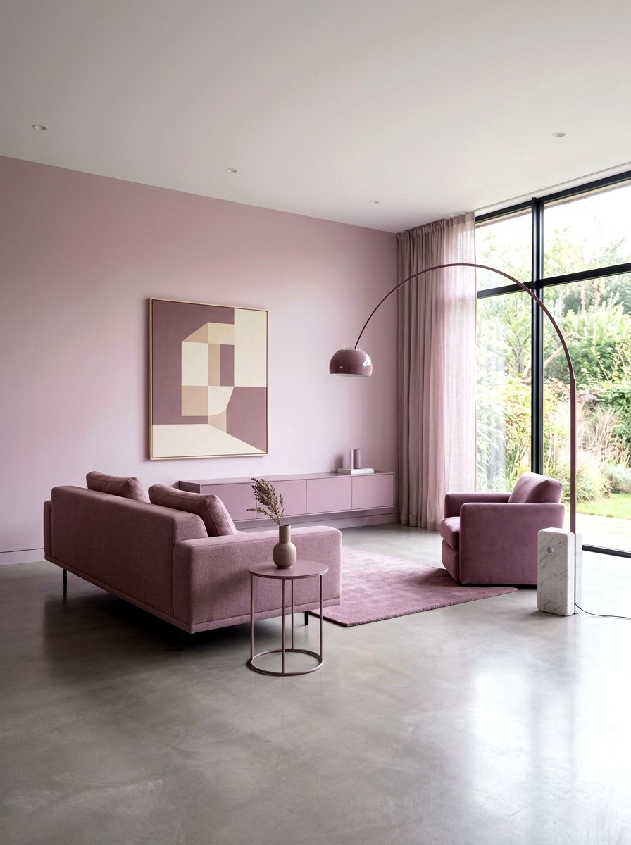 Mauve Minimalist Style - 30 mauve decor ideas