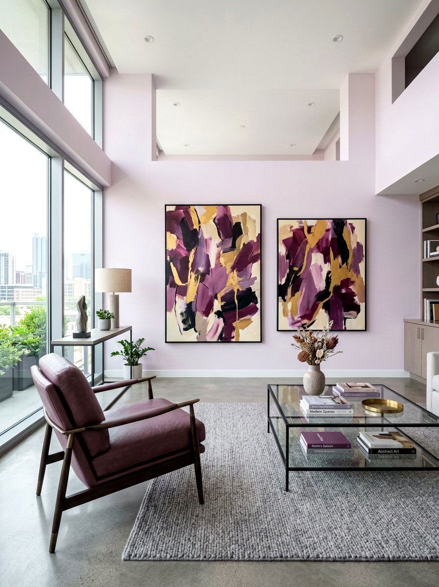 Mauve Modern Space - 30 mauve decor ideas
