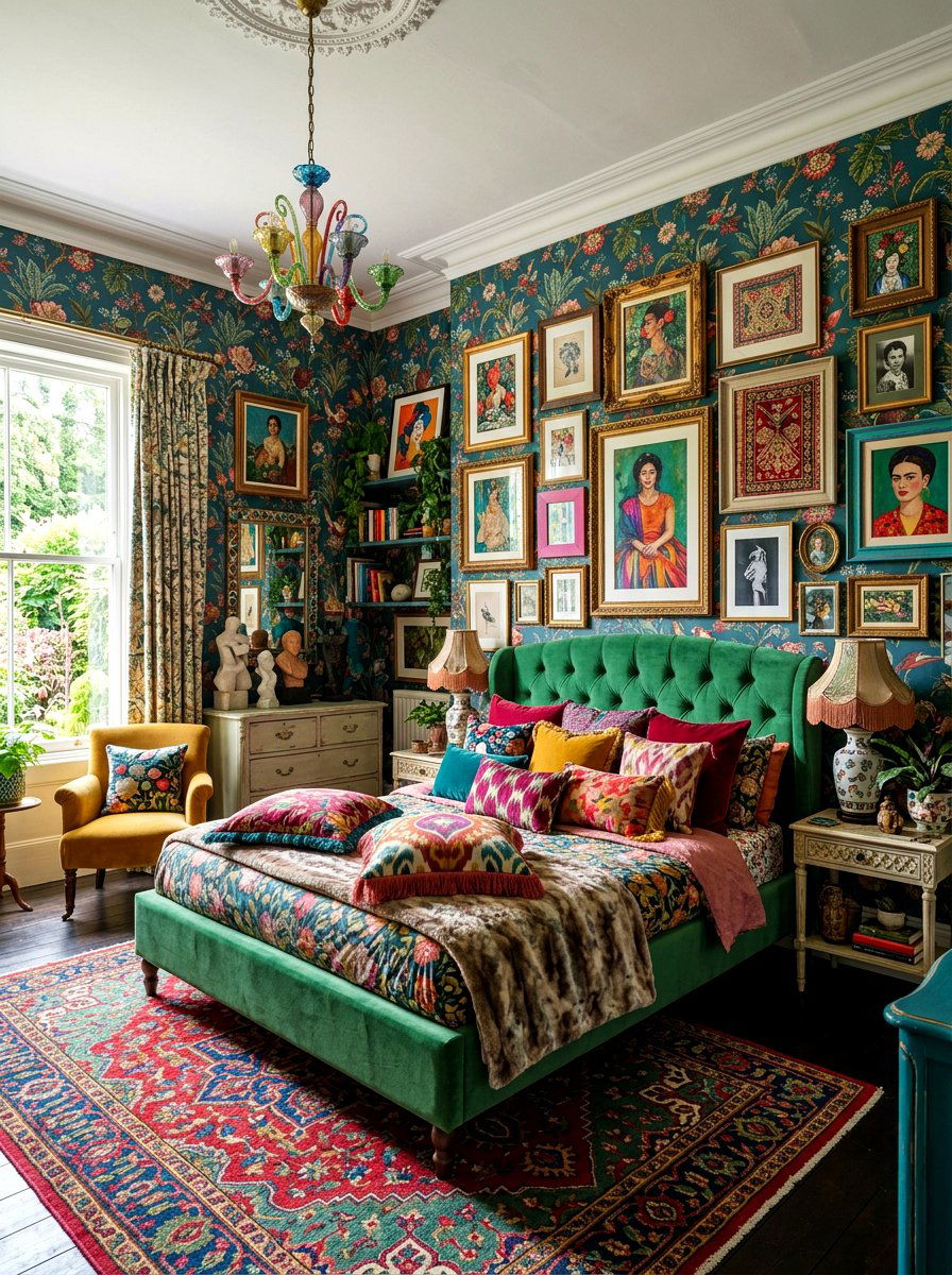 Maximalist Bedroom - 30 viral bedroom decor ideas