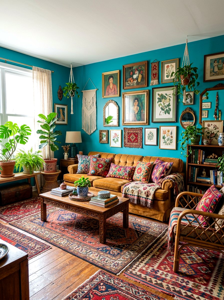 Maximalist Boho Interior - 30 boho bedroom ideas