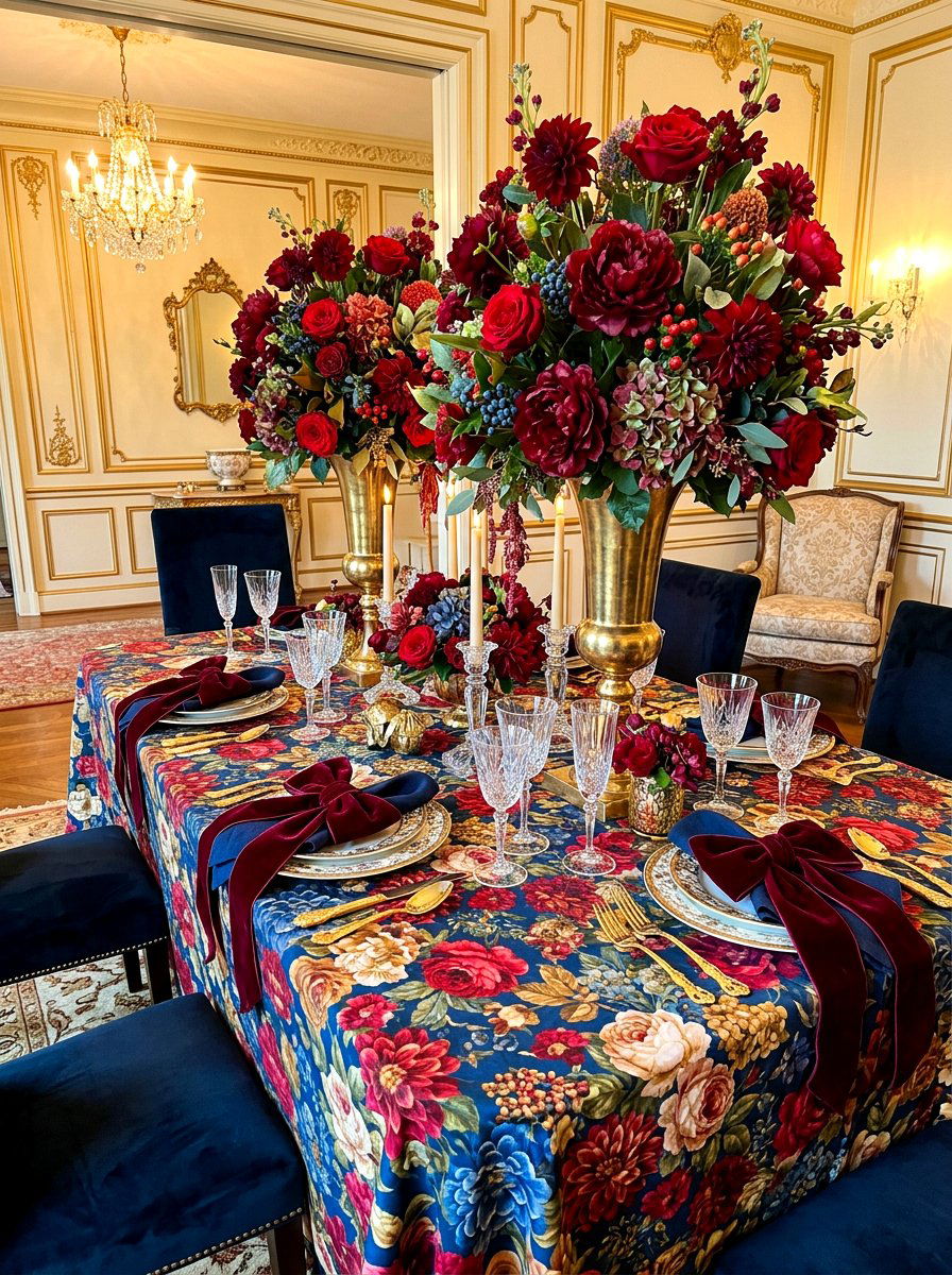 Maximalist Bow Table - 30 collected tablescape ideas