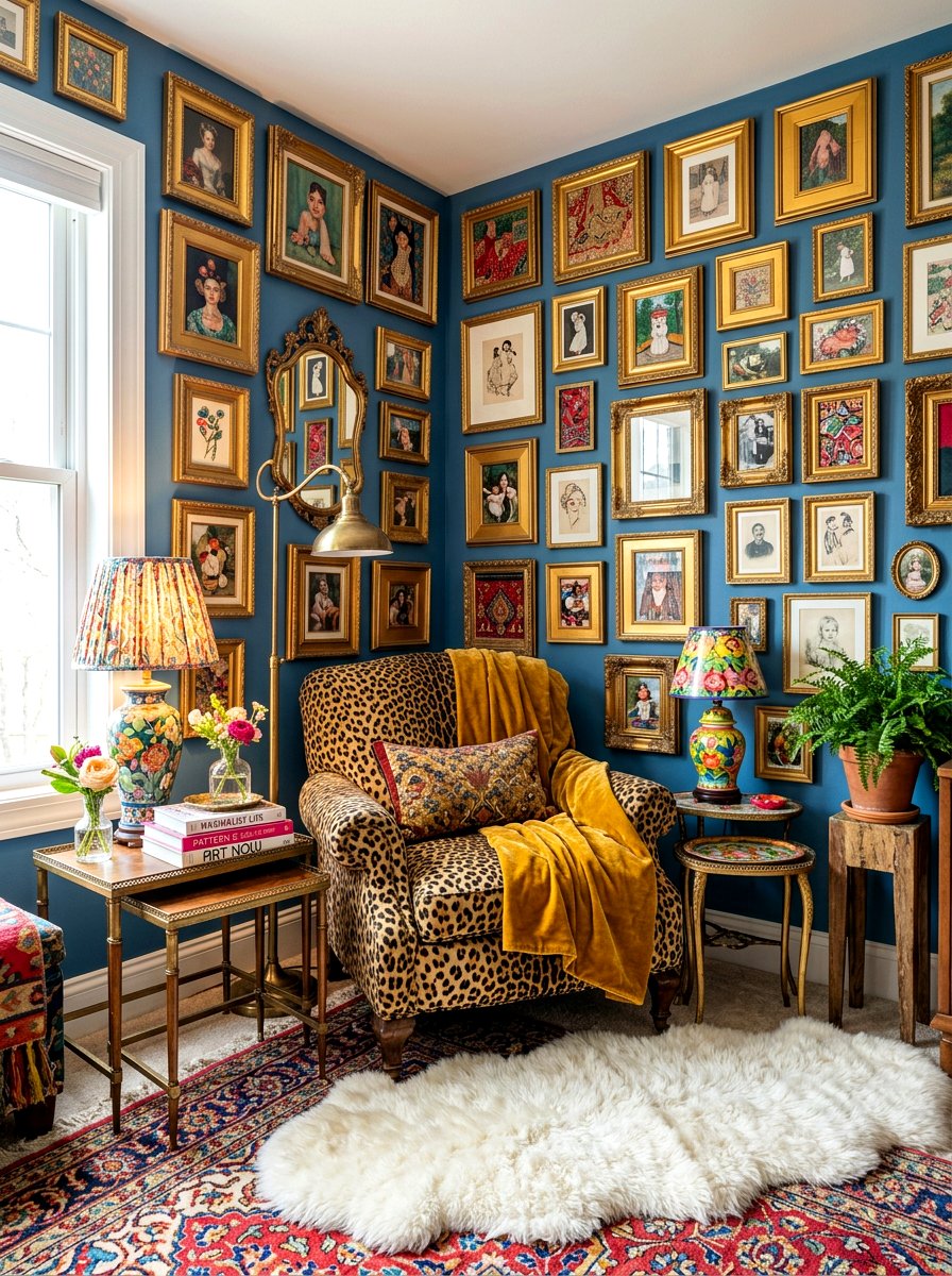 Maximalist Corner - 30 playful apartment decor ideas